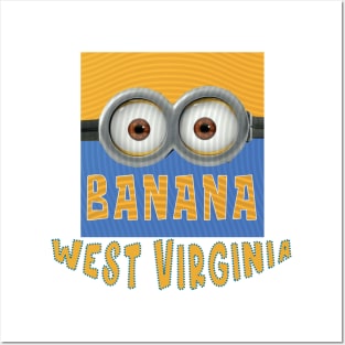 DESPICABLE MINION AMERICA WEST VIRGINIA Posters and Art